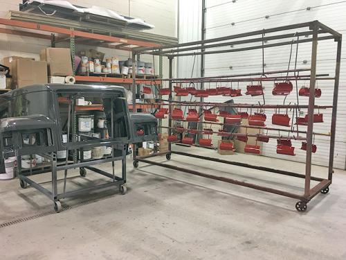 Truck body and parts painting